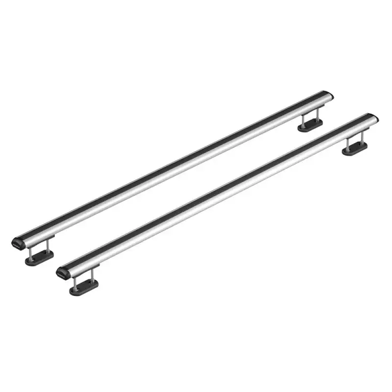 Set bare portbagaj auto din aluminiu Kuma M, 122 cm, pentru bare longitudinale Noutate