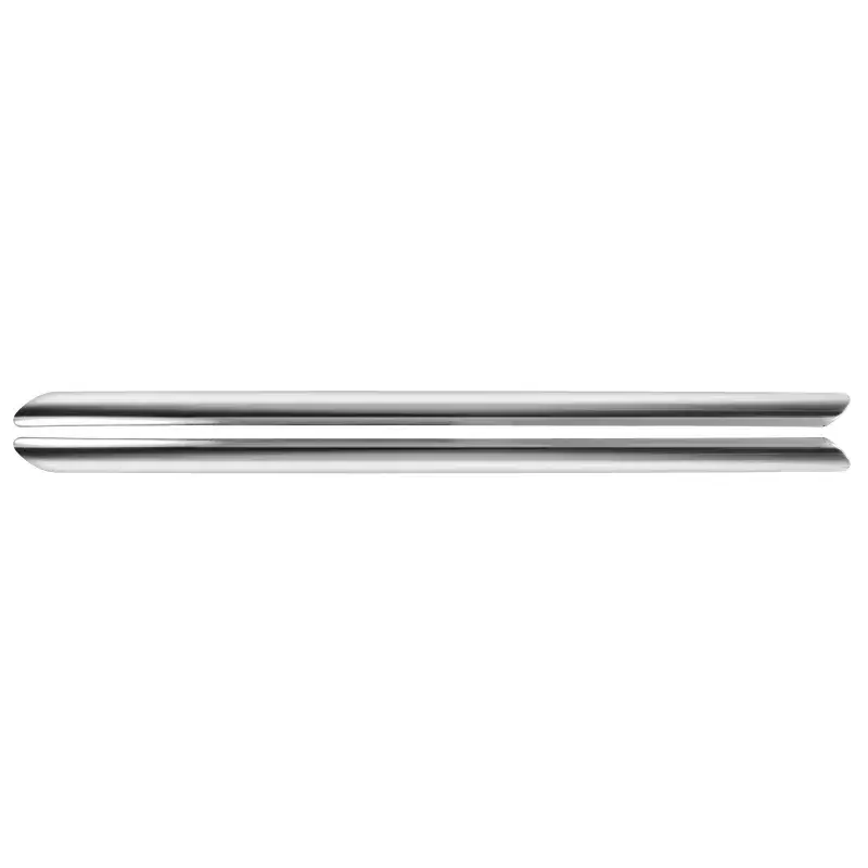 Livrare gratuită Ornamente bară protecție auto crom XL, flexibile, 570x25 mm, set 2 buc