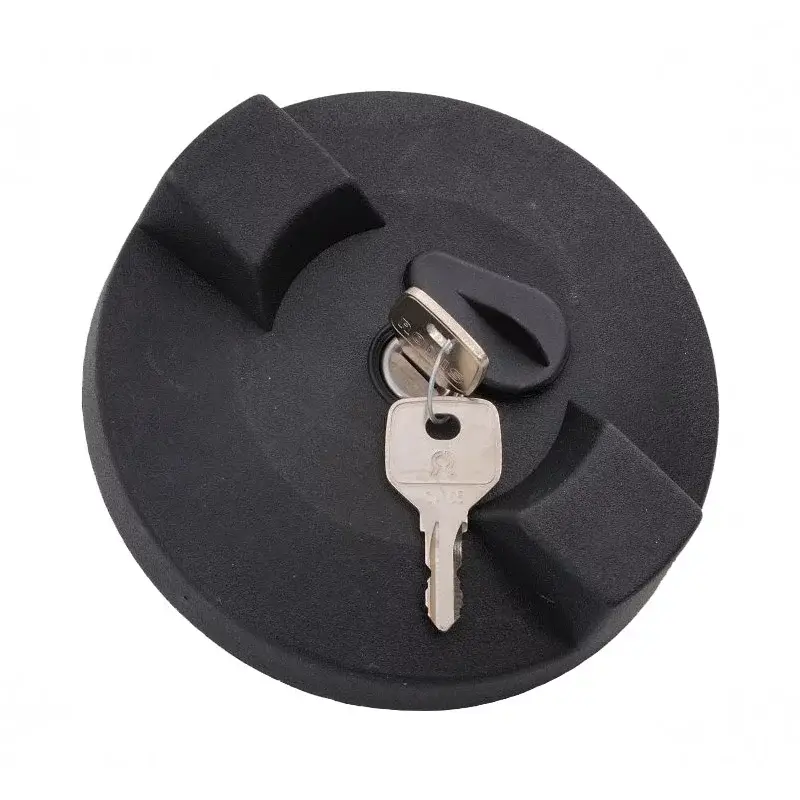 Reducere specială Buson rezervor camion din plastic negru cu cheie Kamar, Ø 80 mm