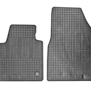 Set covorase auto cauciuc Mercedes Citan, NV250, Kangoo 2 usi negre Retur ușor