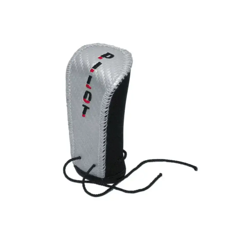 Ofertă exclusivă Husă universală pentru manetă schimbător viteze Gear-Tech, negru/argintiu