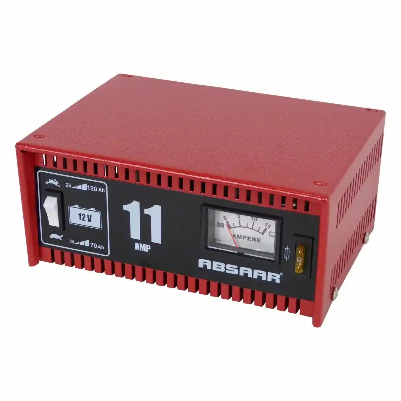 Plată sigură Redresor pentru acumulator auto Absaar 12V 11A, 25-120Ah, carcasă metalică