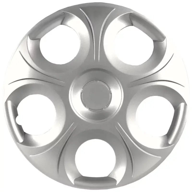 Plată sigură Capace roti auto Matrix argintii 14 inch, set 4 bucati din ABS