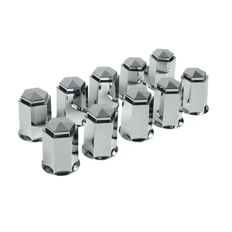 Capace prezoane camion din ABS 32 mm crom, set 10 bucati Livrare rapidă