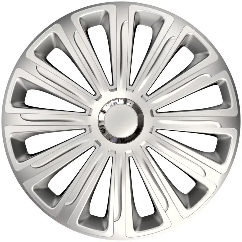 Reducere Set capace roti auto Cridem Trend RC, 4 bucati, 16 inch, argintiu/crom