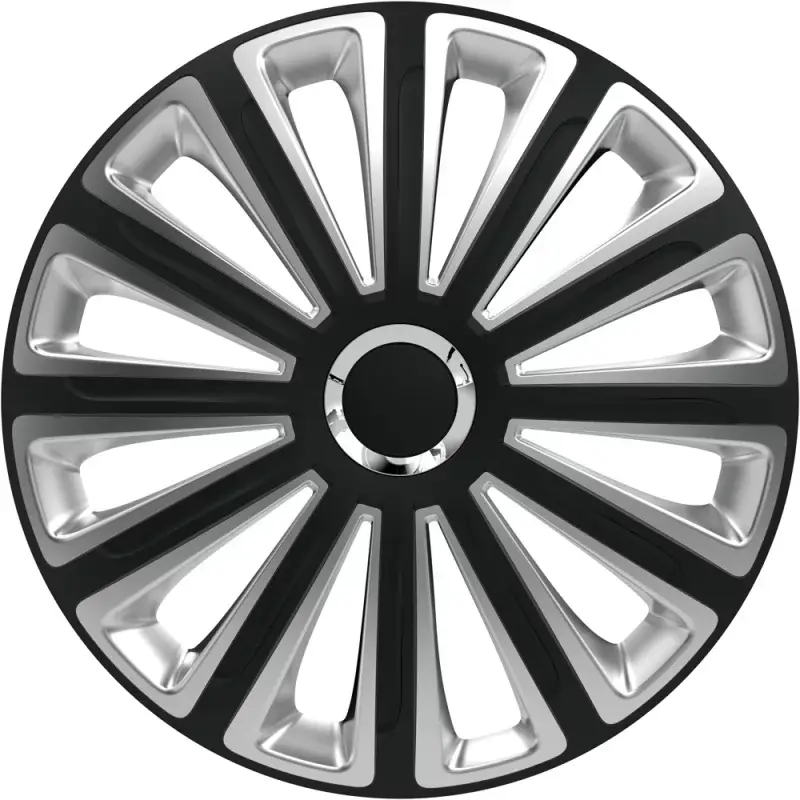 Set 4 capace roti auto Cridem Trend RC, negru-argintiu, 16 inch Livrare rapidă