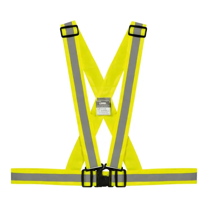 Ham reflectorizant reglabil X-Belt galben, omologat EN13356, universal Bestseller