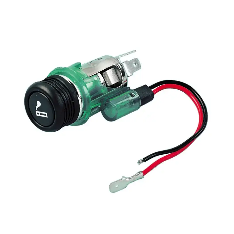 Brichetă auto completă iluminată 24V Euro-Style, montaj 28-29 mm Plată sigură