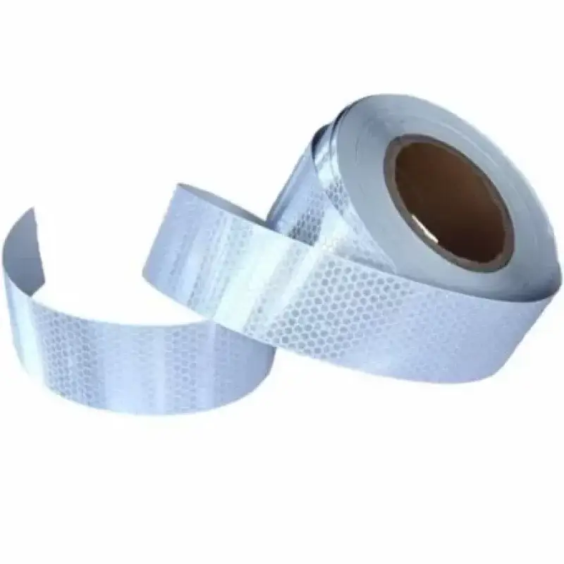 Livrare gratuită Folie reflectorizanta alba pentru contur camion, suprafata rigida, rola 46 m