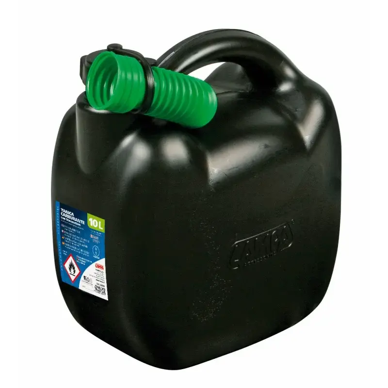 Ofertă Canistră pentru combustibil din plastic 10L, omologată ONU, cu gură flexibilă