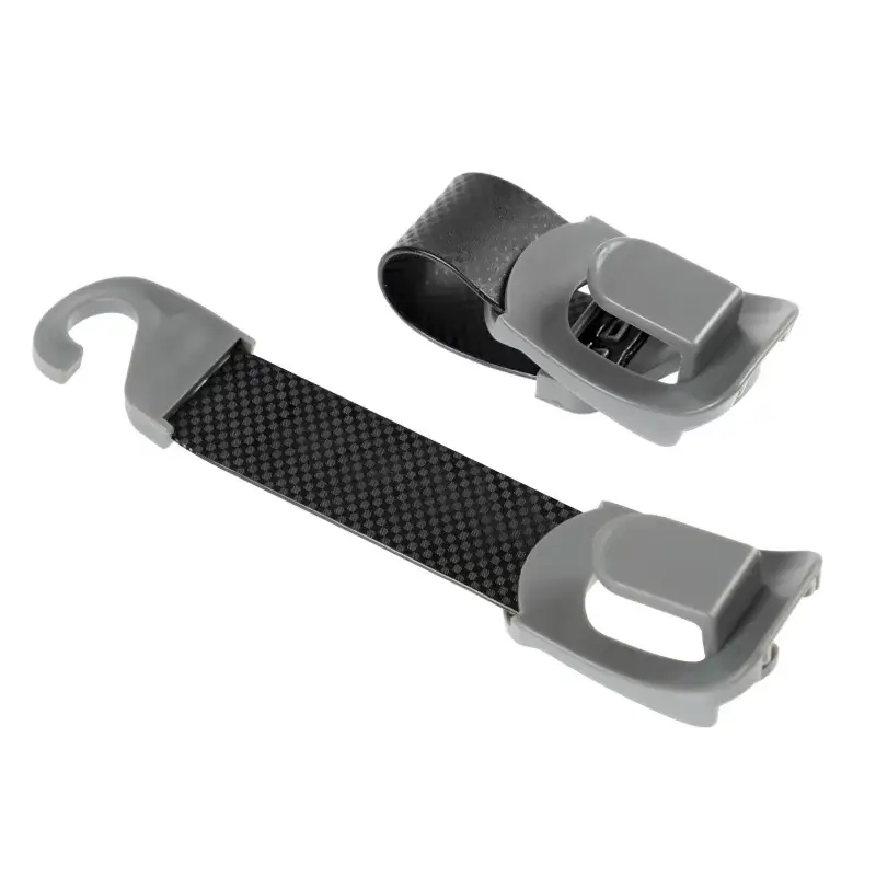 Carlige auto multifunctionale pentru tetiera Hang-It, gri, set 2 buc Discount