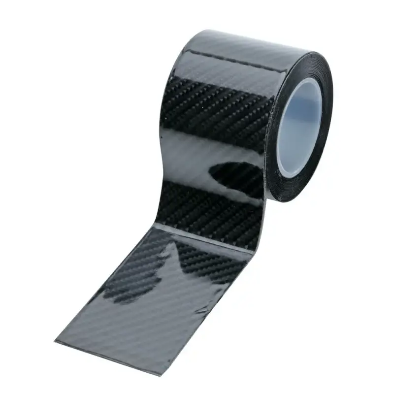 Ofertă specială Bandă ornament adezivă Carbon-Look din PVC, negru, 300 x 5 cm