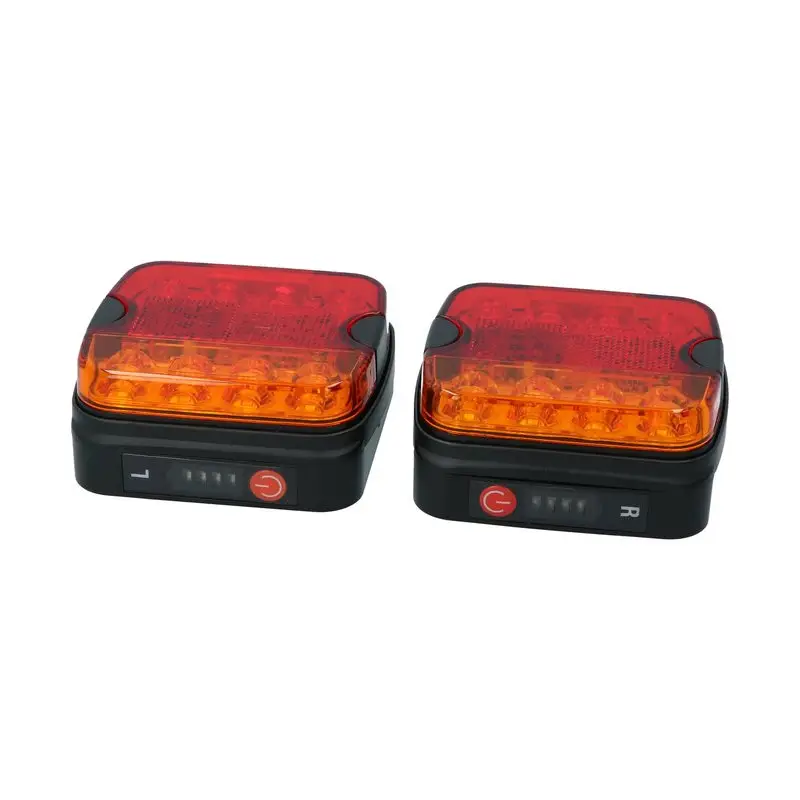 Cel mai bun preț Set lămpi remorcă LED wireless magnetice cu Bluetooth, 13 pini, 4000 mAh