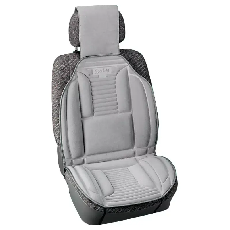 Preferatul clienților Husă scaun auto Sporting gri cu suport lombar, 1 bucată, Lampa