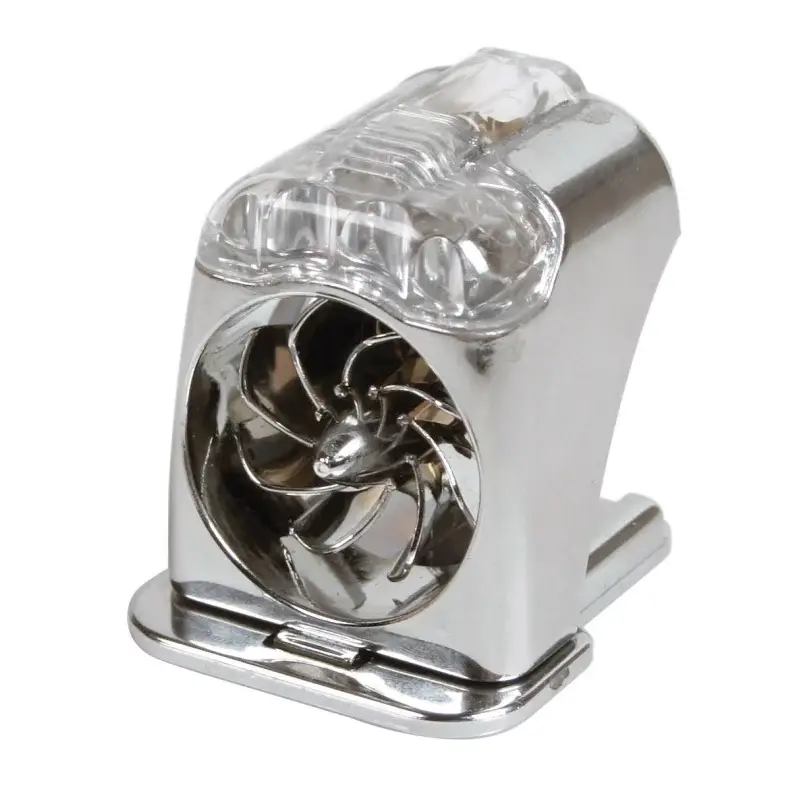 Lichidare de stoc Turbina aeroled auto albastră cu 3 LED-uri, fără baterii, impermeabilă