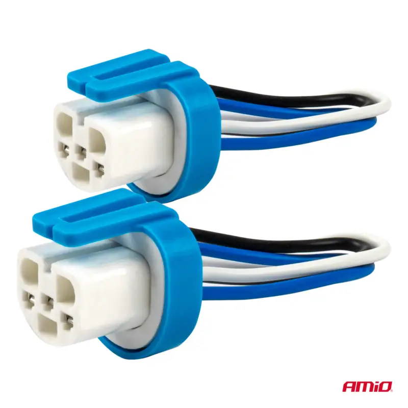 Mufa bec HB1/HB5 9004/9007 cu soclu ceramic, set 2 bucati, Amio Preț promoțional