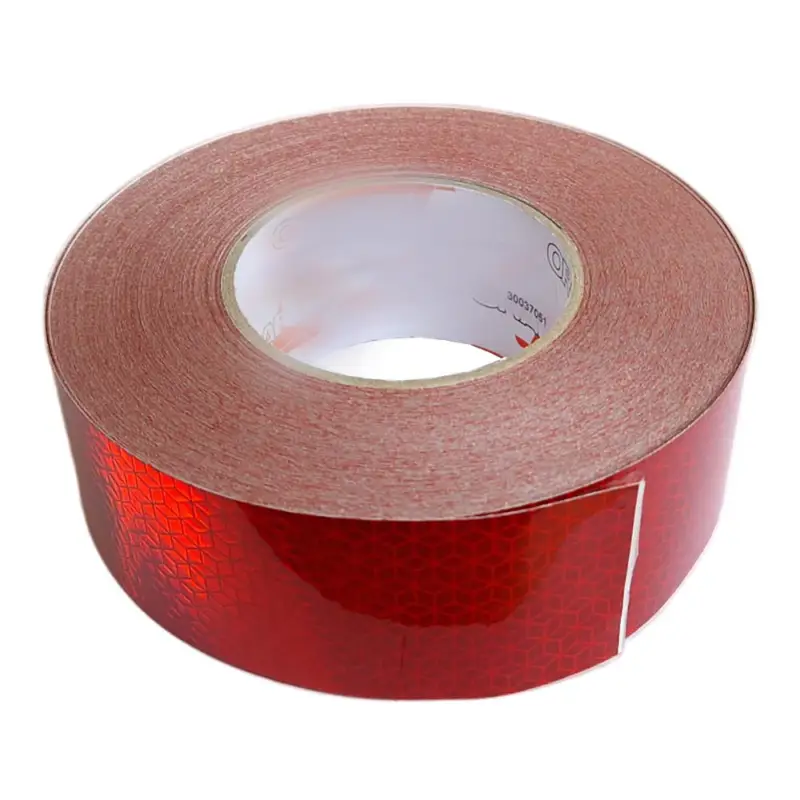 Popular Bandă reflectorizantă roșie 50 mm x 50 m pentru semnalizare, Automax