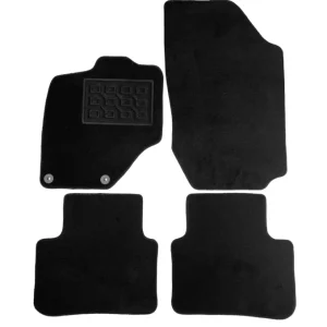Set covorase auto mocheta Peugeot 5008 Hybrid si E-5008 2024-, negre, 4 piese Plată securizată