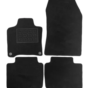 Plată sigură Set covorase auto din mocheta pentru Peugeot 408 Mhev 2024+, negre, 4 piese