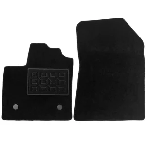 Premium Set covorase auto din mocheta pentru Renault Express Van 2021-, negre, 2 piese