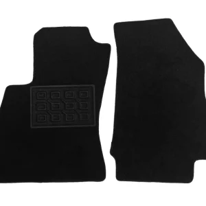 Set covorașe auto din mochetă pentru Opel Combo D Van, negre, 2 piese Discount