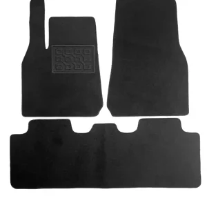 Reducere Set covorase auto din mocheta pentru Tesla Model Y 2020+, negre, 3 piese