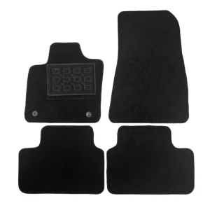 Set covorașe auto din mochetă pentru Volvo C40 și XC40 Recharge, negre, 4 piese Ieftin