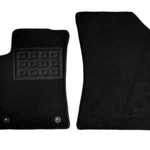 Set covorașe auto din mochetă pentru Citroen C3 3, negre, 2 piese Reducere extra