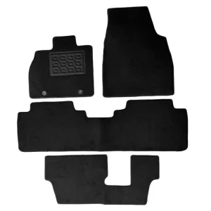 Super ofertă Set covorașe auto din mochetă pentru BYD Tang EV 7 locuri, negre, 4 piese