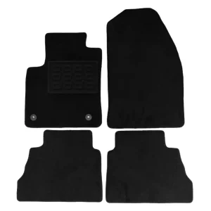 Set covorase auto din mocheta Ford Courier Tourneo 5 usi 2024-, negre, 4 piese Lichidare de stoc