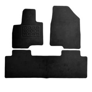 Set covorașe auto din mochetă pentru Baic Ix55 2023+, negre, 3 piese Bestseller