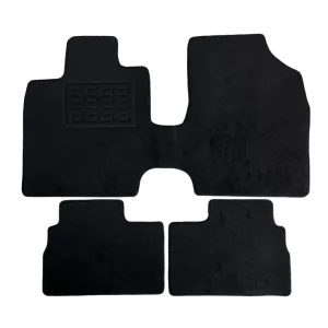 Bestseller Set covorașe auto din mochetă pentru Leapmotor T03 2024->, negre, 3 piese