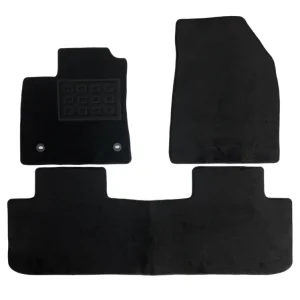 Set covorase auto din mocheta pentru MG S5 EV 2025-, negre, 3 piese Plată sigură