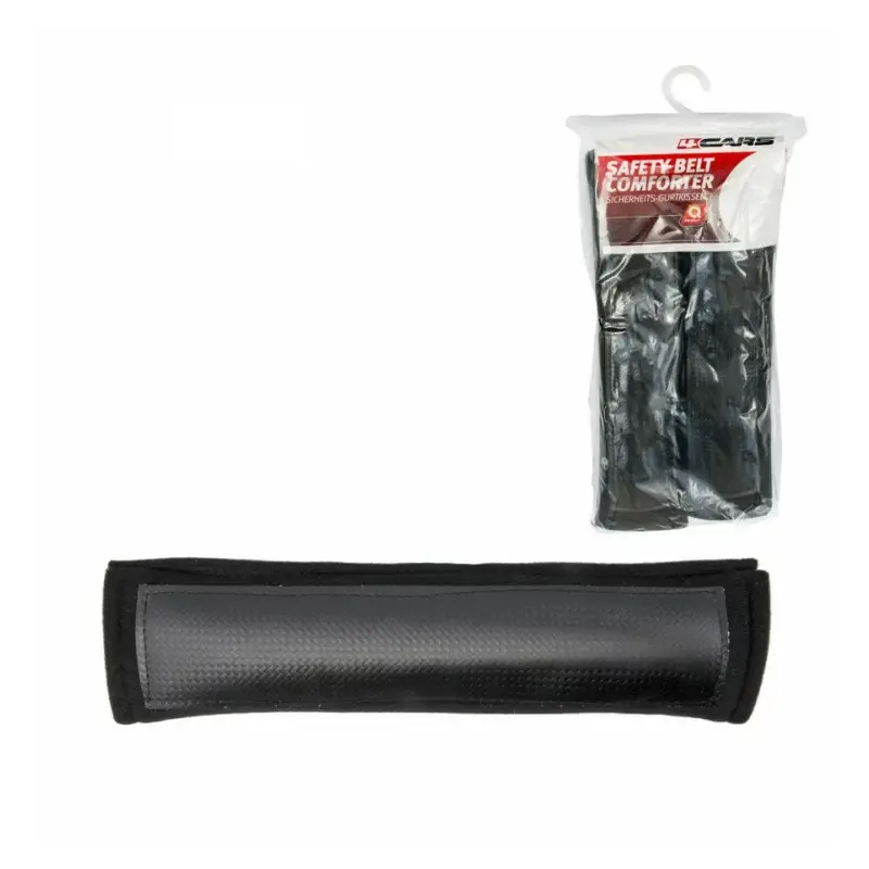 Ornament pentru centura de siguranta negru, set 2 buc, 4Cars Super ofertă