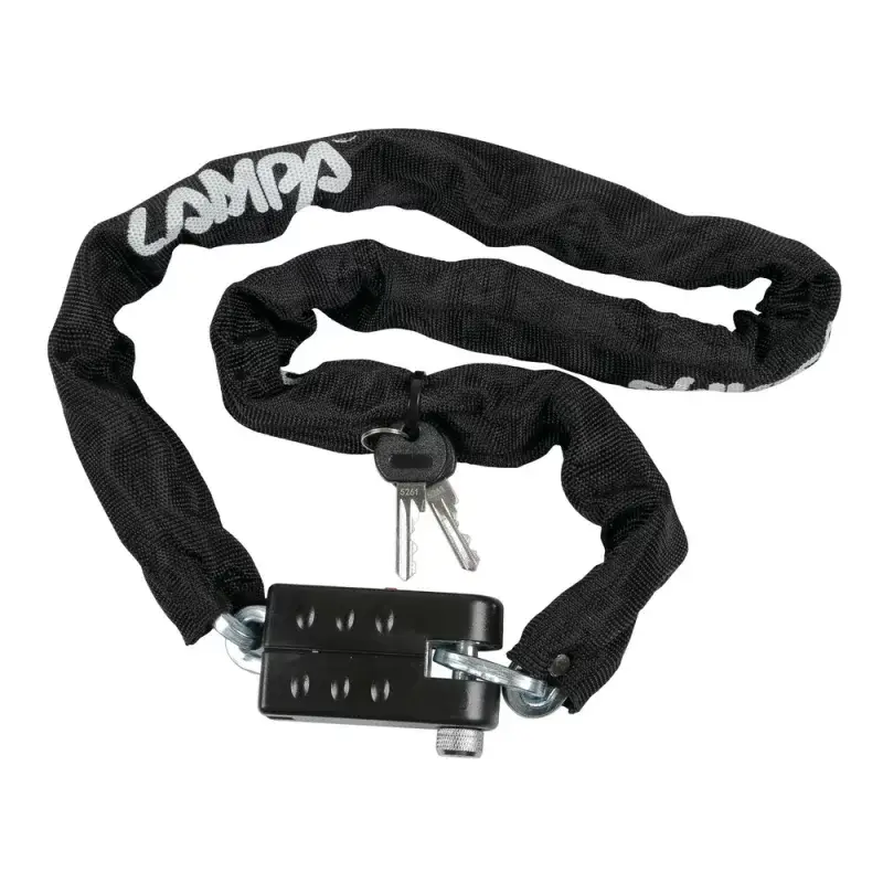 Transport gratuit Antifurt lant moto cu lacat din otel calit Snake, 100 cm, Lampa