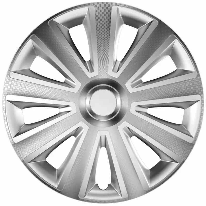 Set 4 capace roti auto 14 inch Cricem Aviator Carbon argintiu Expediere rapidă