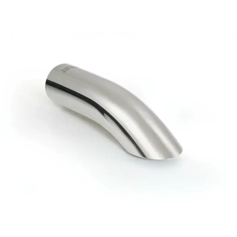 Reducere de preț Ornament curbat pentru toba de esapament T-06 din inox lustruit, Ø30-44 mm