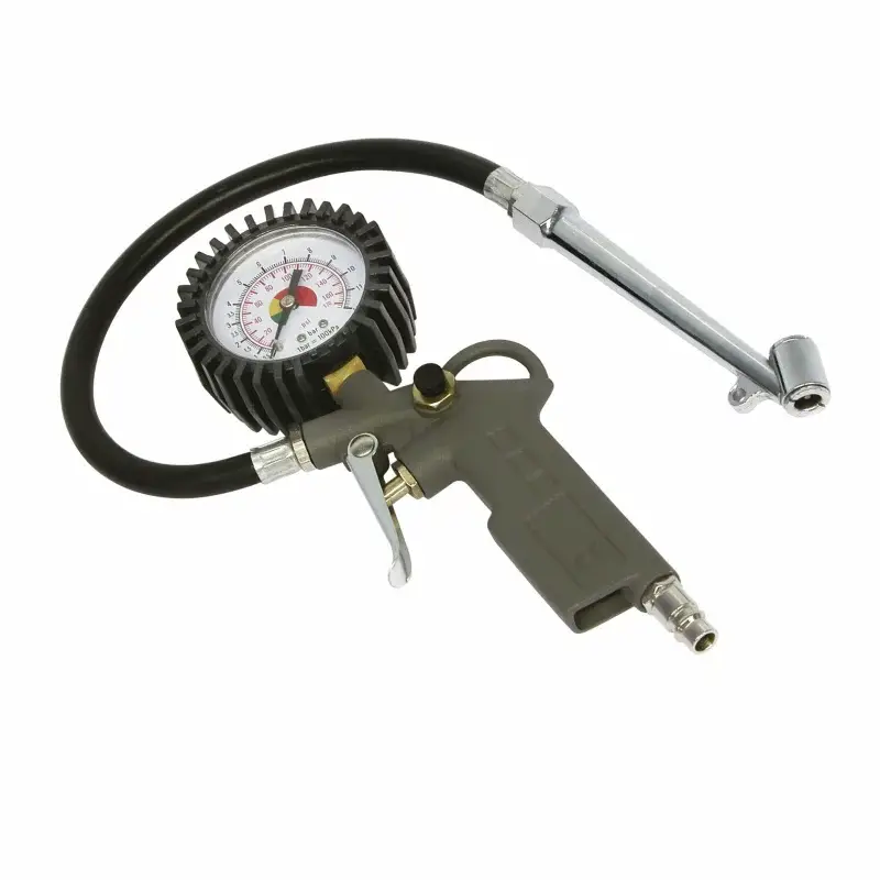 Pistol aer pentru umflat anvelope camion cu manometru Carpoint Preț promoțional