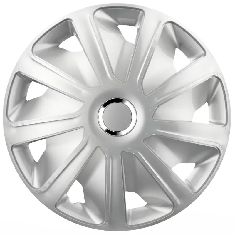 Plată securizată Capace roti pentru furgoneta 16 inch Craft RC, argintii, set 4 buc