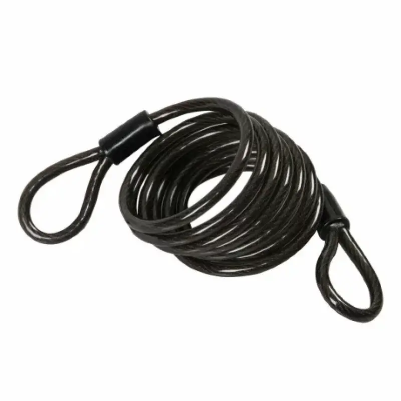 Lichidare de stoc Cablu antifurt pentru bicicleta No-Ride, 160 cm, diametru 6 mm, negru