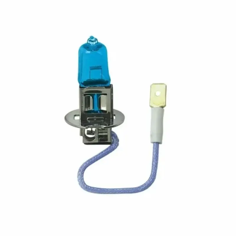 Reducere extra Set 2 becuri halogen H3 24V 70W Blu-Xe, lumină albă 4500K, PK22s