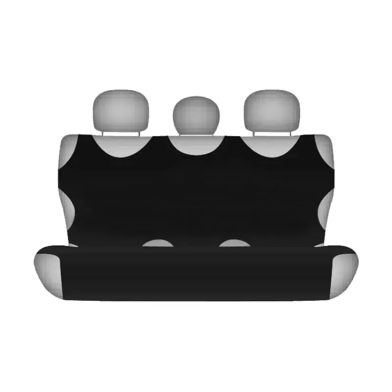 Livrare gratuită Huse bancheta spate tip maieu negre, set 2 buc, bumbac, universale