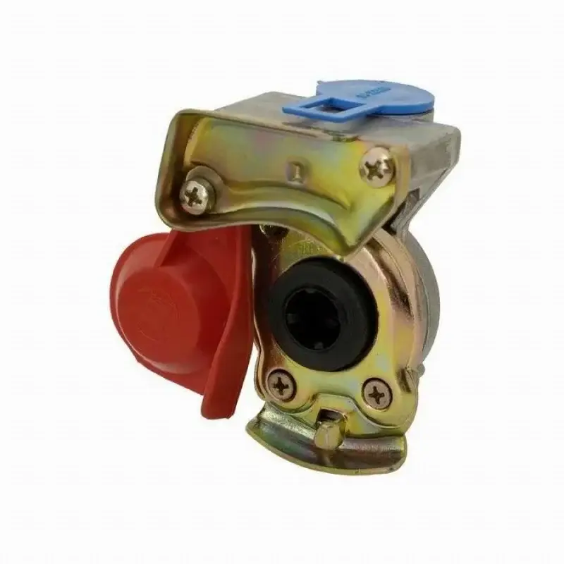 Cuplă aer pneumatică cu supapă 22 mm Kamar tata roșie pentru tractor Cumpără acum