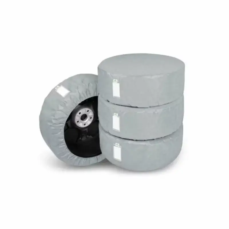 Popular Set 4 huse pentru roti auto 14-17 inch, marimea L, gri