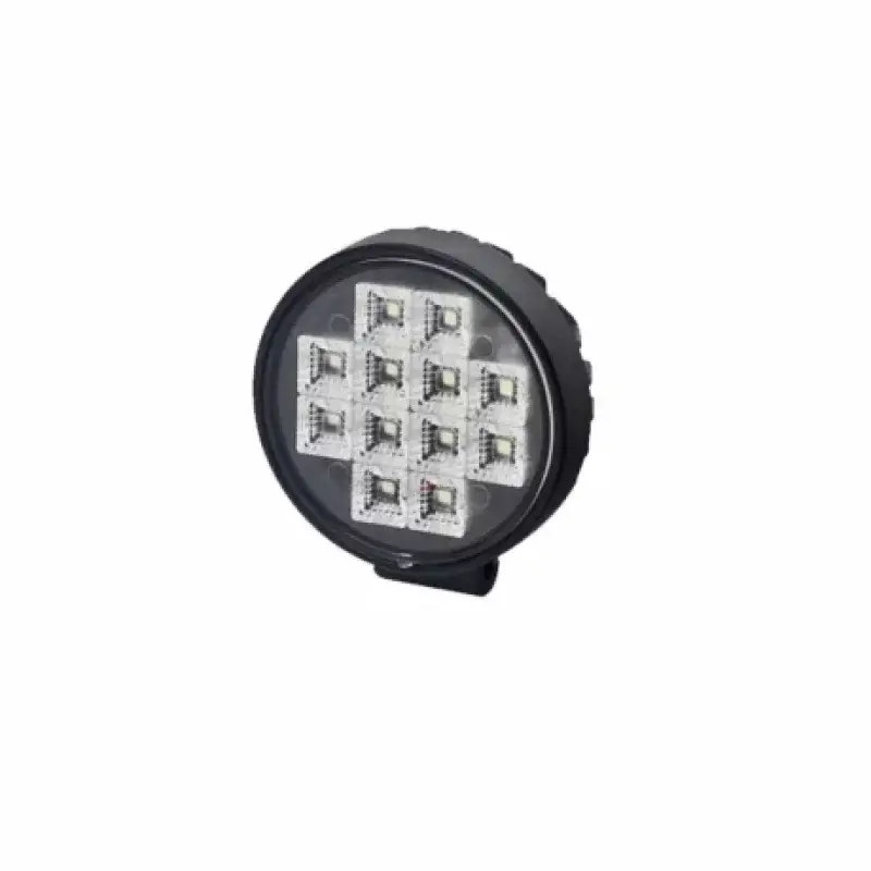 Chilipir Proiector LED rotund din metal 12/24V cu întrerupător spate Kamar
