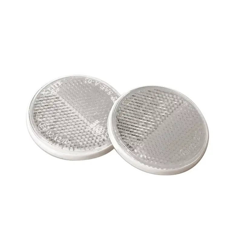 Set 2 reflectorizante auto albe 65 mm, omologate E11, pentru față Retur gratuit