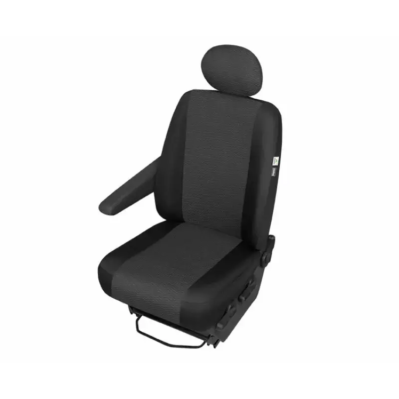 Husă scaun furgonetă transport Ares DV1-M, 1 loc, negru/gri Cumpără online