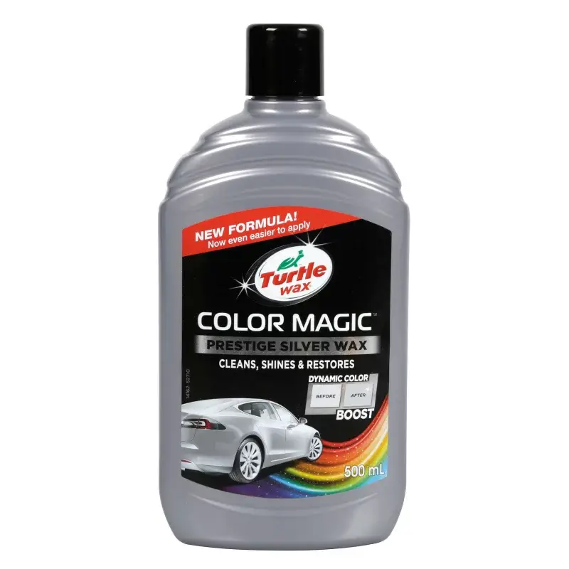 Pasta pentru lustruit caroserie Turtle Wax Color Magic Argintiu 500 ml Premium