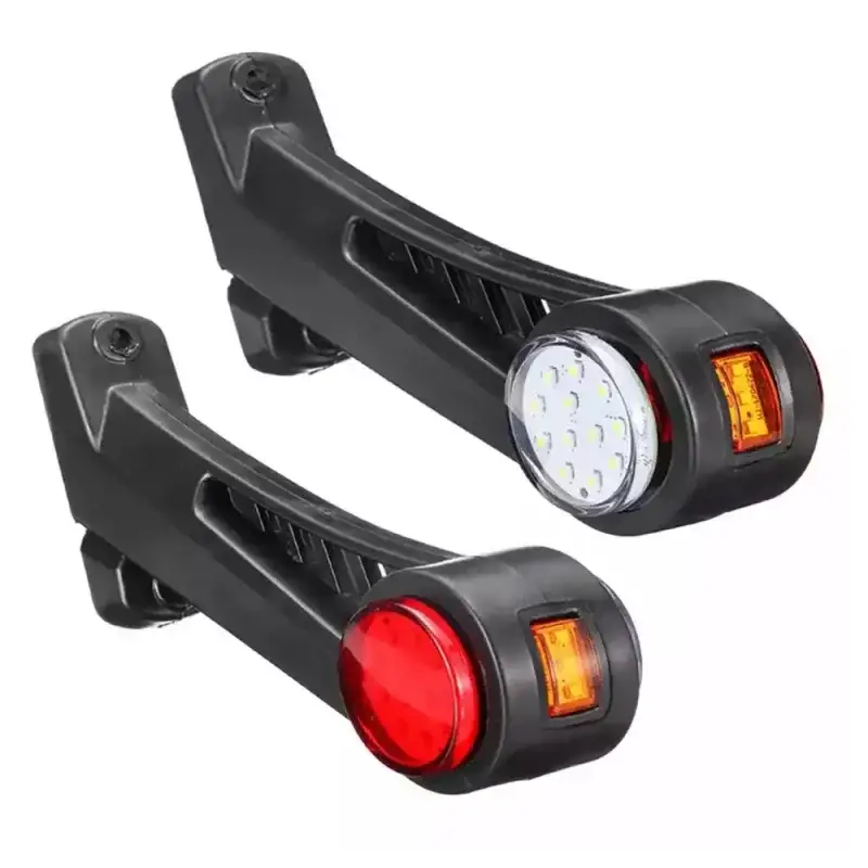 Expediere rapidă Set lampi gabarit camion LED 12/24V cu brat 60° stanga/dreapta