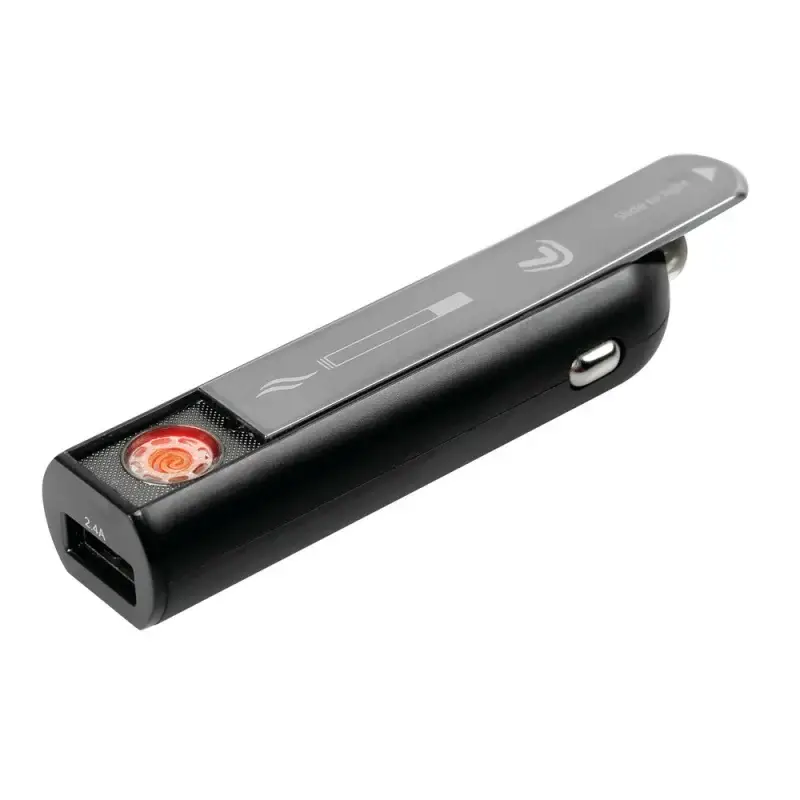 Reducere extra Încărcător auto USB rapid cu brichetă electrică integrată plasma 12/24V